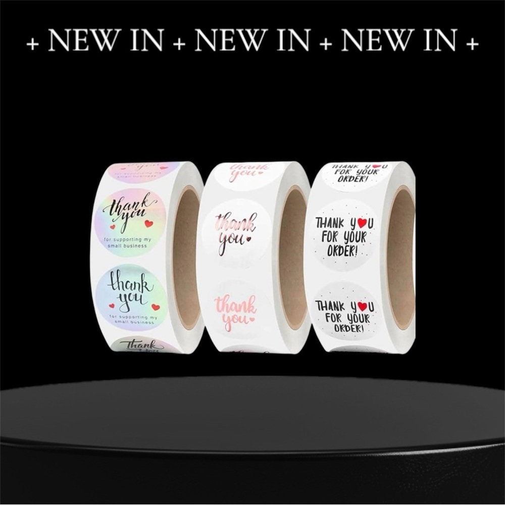 Thank You Stickers NIP Choose One color